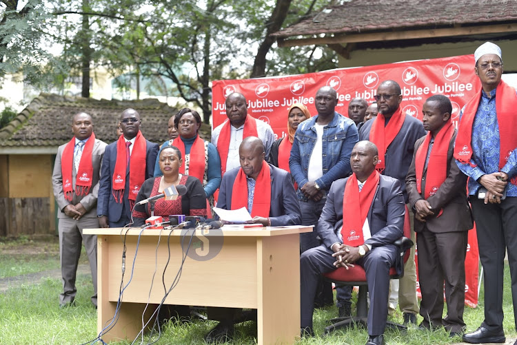 Uhuru allies sue Kega faction over Jubilee leadership