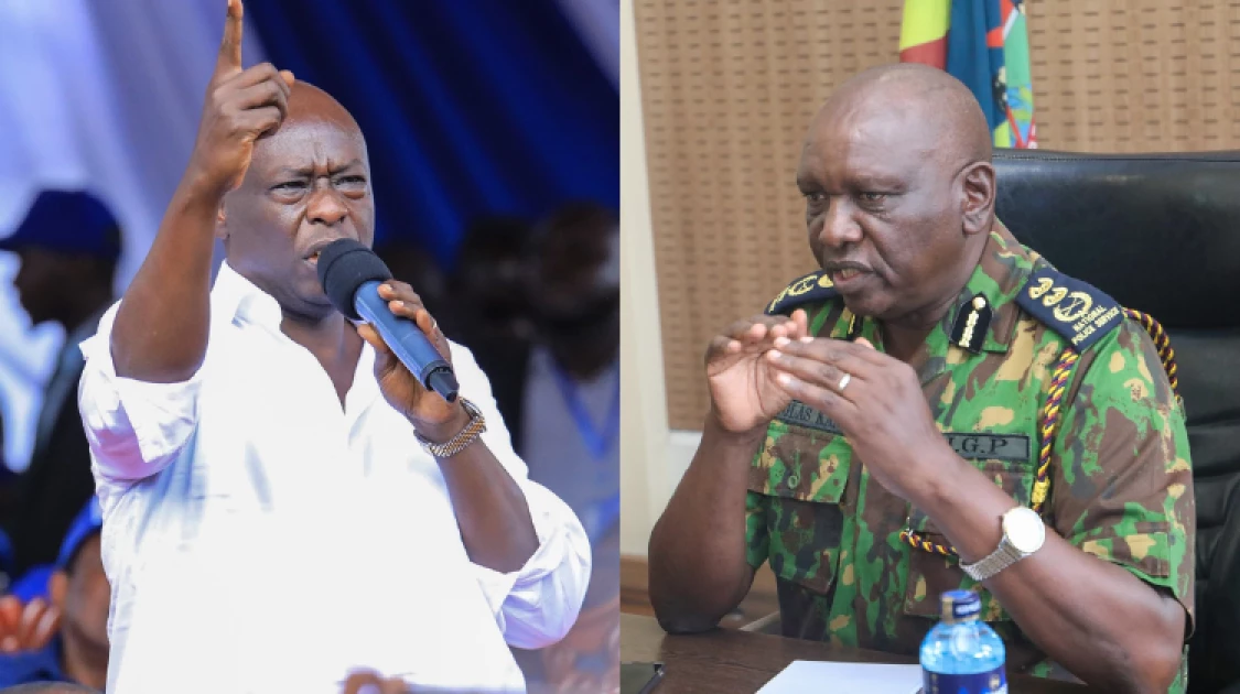 Gachagua Blames IG Kanja for Ignoring Violence Threats Ahead of Mbeere North By-Election