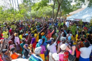 CS Geoffrey Ruku Leads Relief Food Distribution in Drought-Stricken Mbeere South